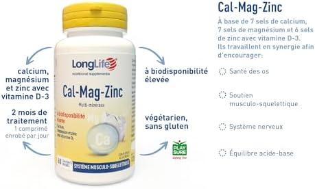 Vue 5 de Longlife Calmagzinc Calcium Magnesium