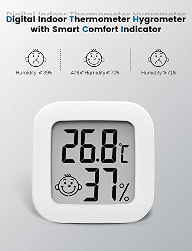 Vue 5 de Mini Thermometre Hygrometre Interieur