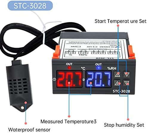 Vue 6 de Ruizhi Stc Numerique Temperature