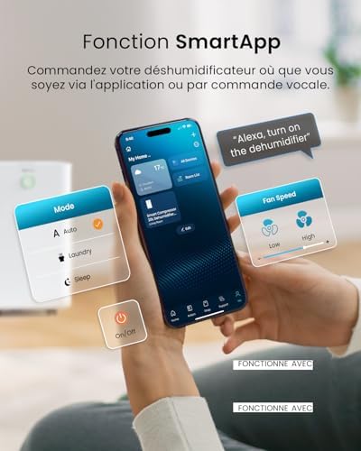 Vue 4 de Pro Breeze Omnidry Deshumidificateur