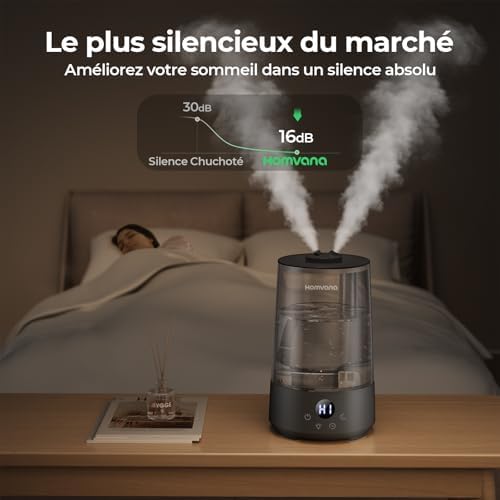 Vue 3 de Homvana Humidificateur Dair Bebe