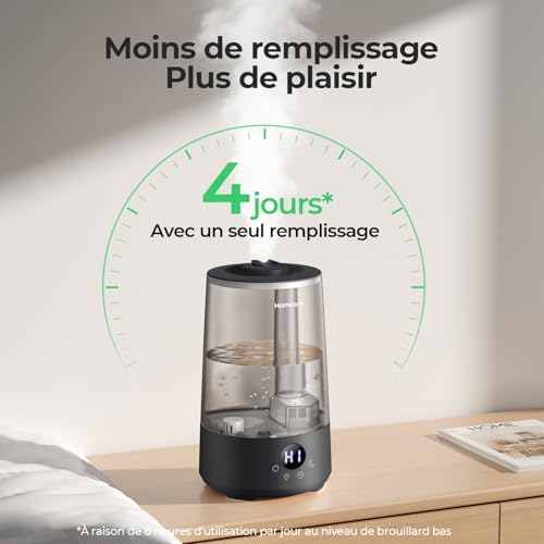 Vue 4 de Homvana Humidificateur Dair Bebe
