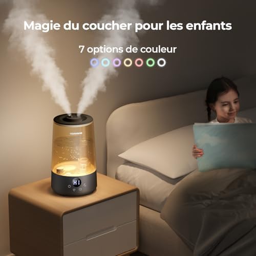 Vue 5 de Homvana Humidificateur Dair Bebe