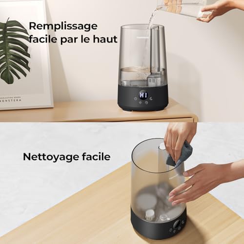 Vue 6 de Homvana Humidificateur Dair Bebe