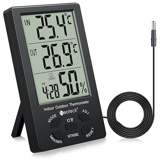 Neoteck Thermohygrometre Thermometre Hygrometre