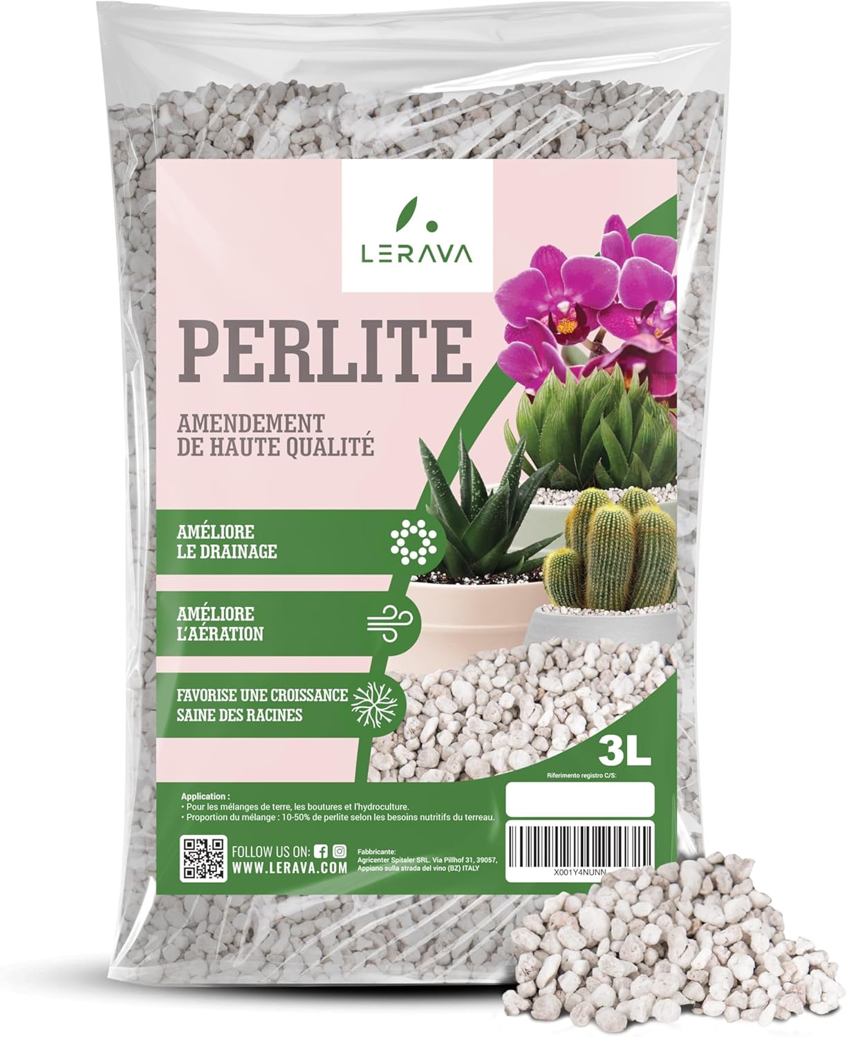 Lerava Perlite Pour Plante