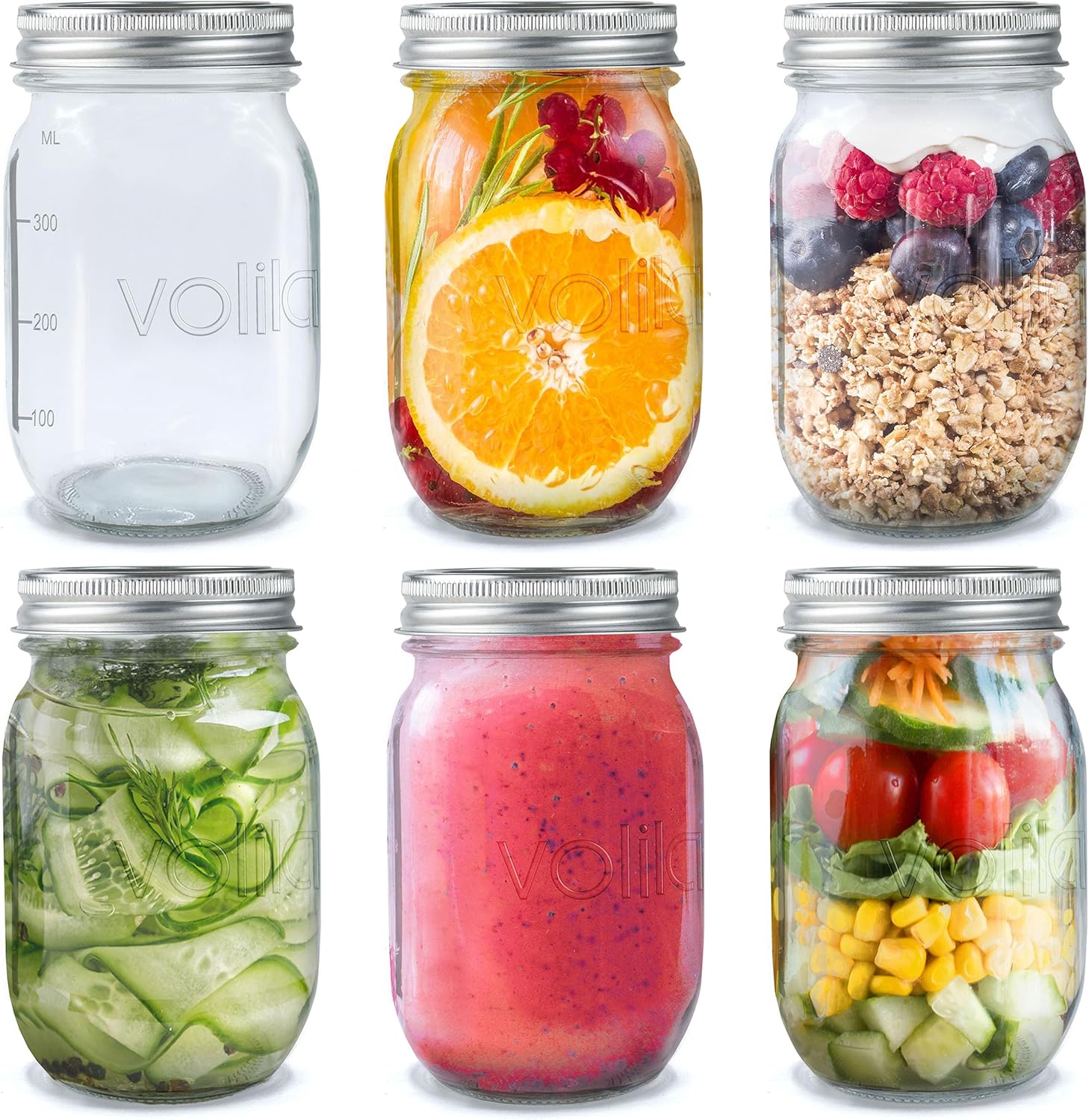 Volila Mason Jar Avec