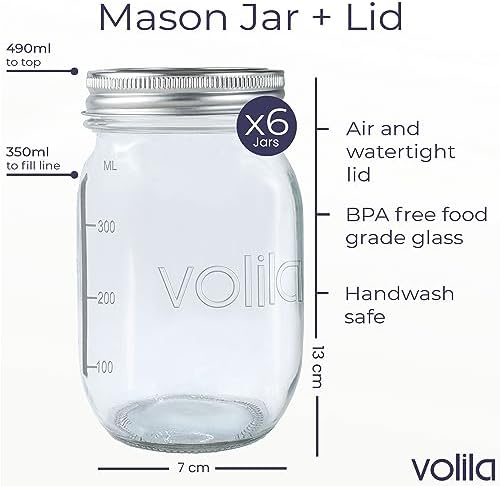 Vue 2 de Volila Mason Jar Avec