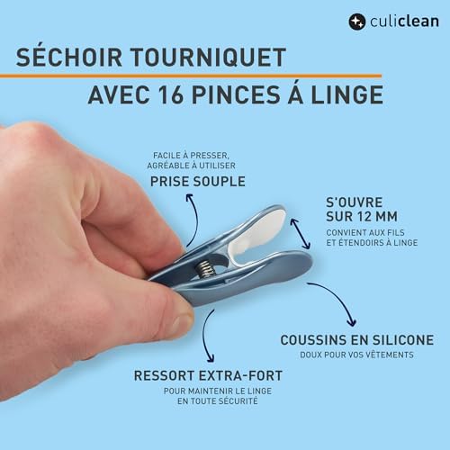Vue 2 de Culiclean Sechoir Avec Pinces