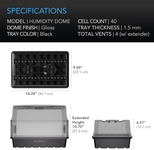 Vue 6 de Ac Infinity Dome Dhumidite