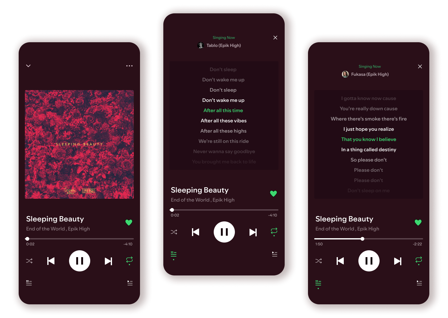 Spotify Music Player UI Design