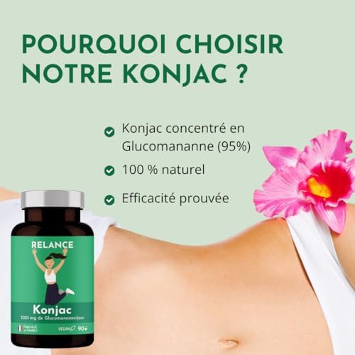 Vue 4 de Konjac Gelules Hautement Dosees