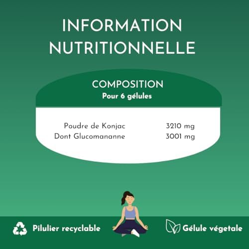 Vue 5 de Konjac Gelules Hautement Dosees