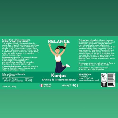 Vue 6 de Konjac Gelules Hautement Dosees
