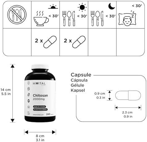 Vue 3 de Chitosan Marin Mg Gelules