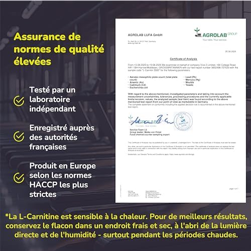 Vue 4 de Lcarnitine Haute Dose