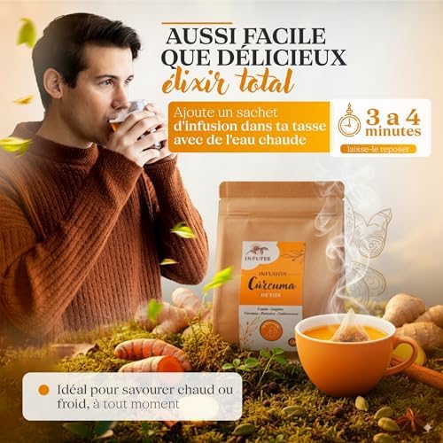 Vue 5 de Infusion Detox Curcuma Gingembre