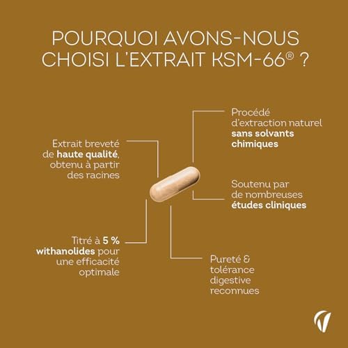 Vue 4 de Ashwagandha Bio Ksm Brevete