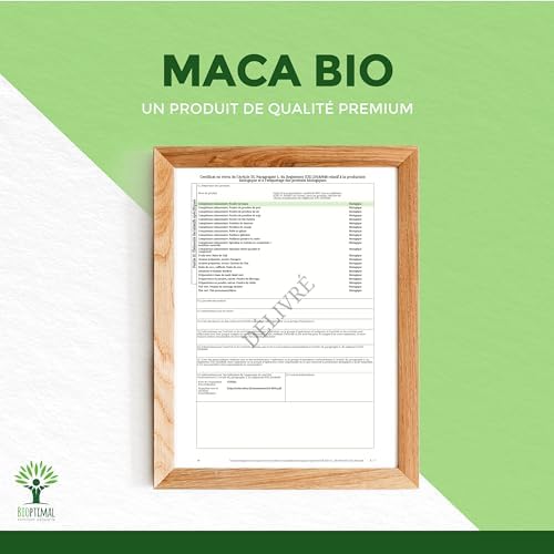 Vue 7 de Maca Bio Bioptimal En