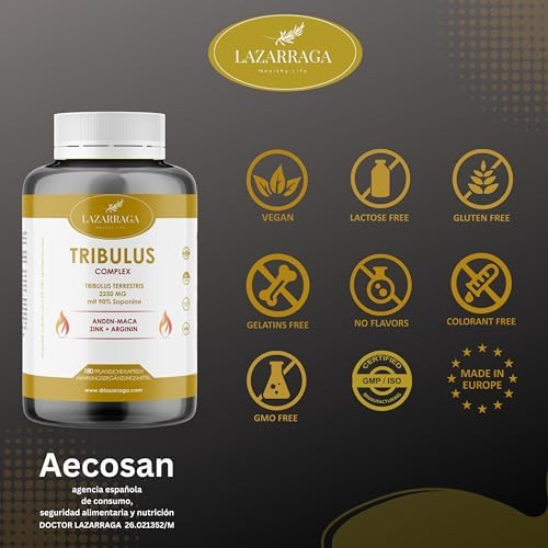 Vue 4 de Tribulus Terrestris Mg Maca