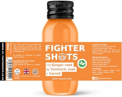 Vue 4 de Fighter Shots Gingembre Curcuma