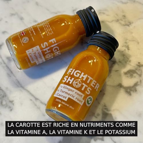 Vue 6 de Fighter Shots Gingembre Curcuma