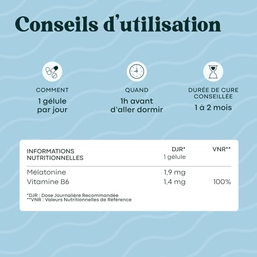 Vue 5 de Melatonine Mg Endormissement Rapide