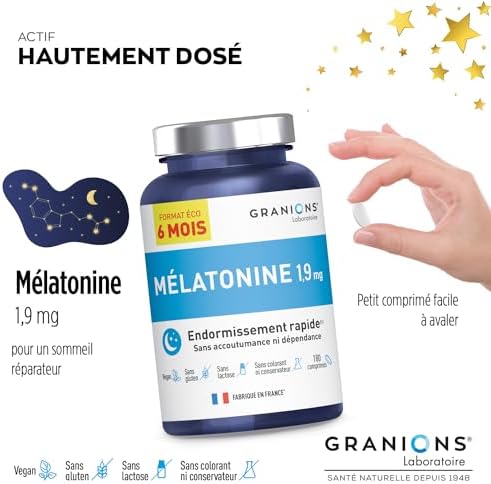 Vue 4 de Melatonine Mg Granions Made