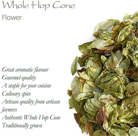 Vue 5 de Houblon Feuille Entiere Sechee