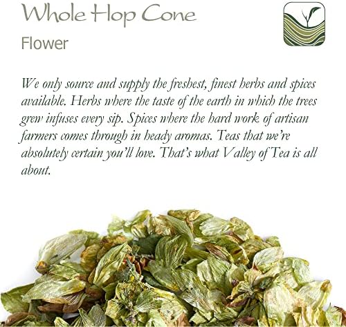 Vue 6 de Houblon Feuille Entiere Sechee