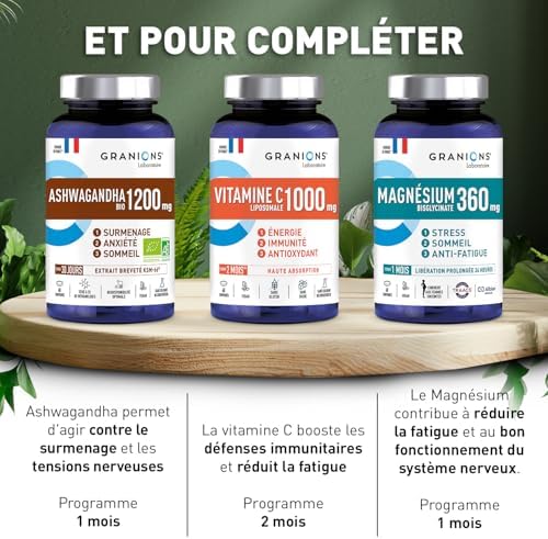 Vue 6 de Ashwagandha Bio Mg Granions