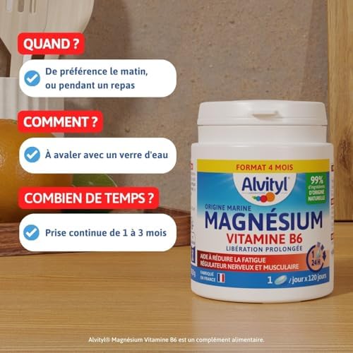 Vue 5 de Alvityl Magnesium Mg Vitamine