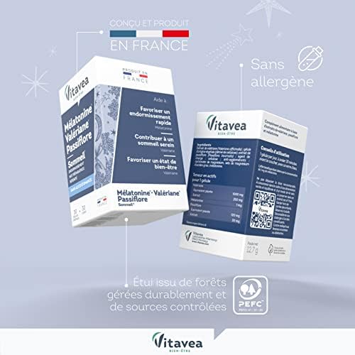 Vue 4 de Vitavea Bienetre Melatonine Valeriane