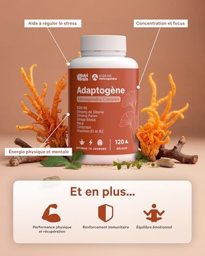 Vue 5 de Ashwagandha Complex Avec Ksm