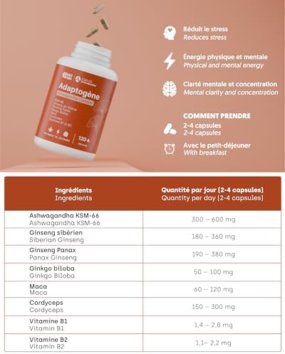 Vue 6 de Ashwagandha Complex Avec Ksm