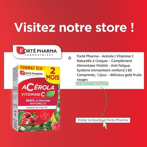 Vue 6 de Forte Pharma Acerola Vitamine