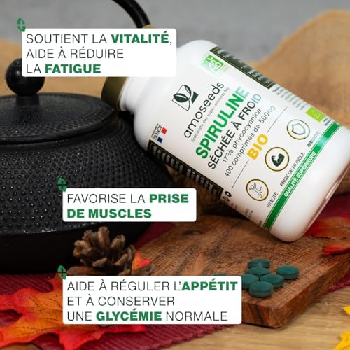 Vue 2 de Spiruline Bio Extra Forte