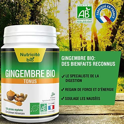 Vue 3 de Gingembre Bio Gelules Vegetales
