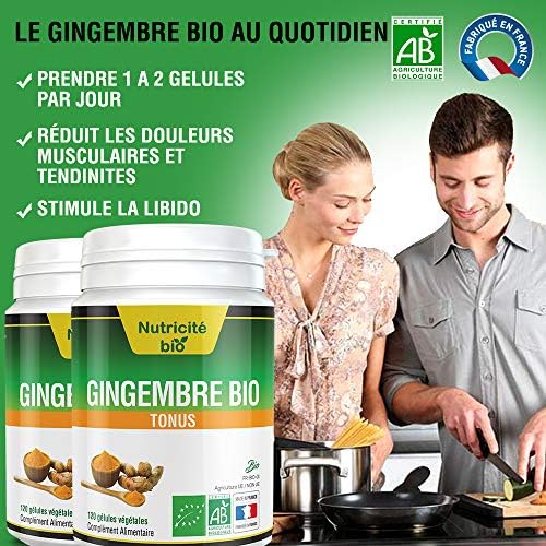 Vue 4 de Gingembre Bio Gelules Vegetales