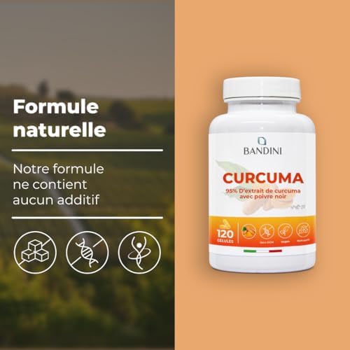 Vue 4 de Bandini Curcuma Gelules Mois