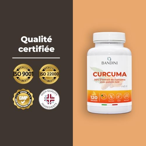 Vue 6 de Bandini Curcuma Gelules Mois