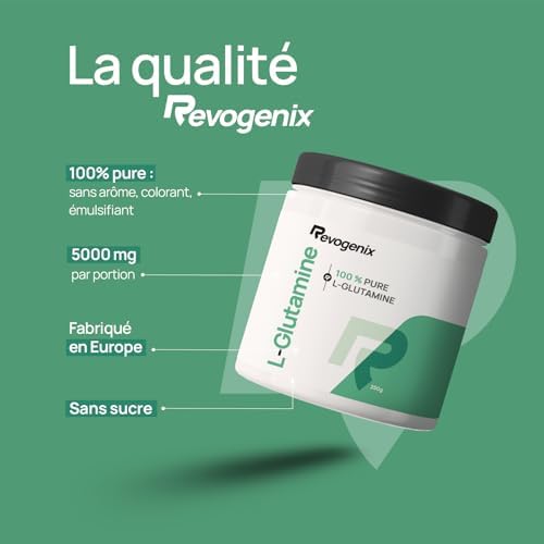 Vue 3 de Glutamine Poudre Pure De