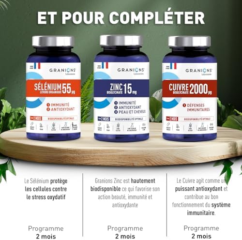 Vue 6 de Selenium Granions Complement Alimentaire