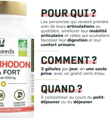 Vue 4 de Cynorrhodon Bio Hautement Dose