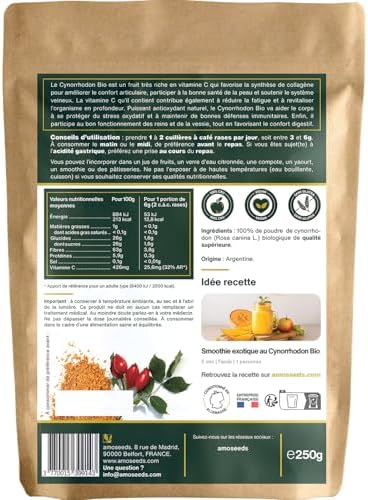 Vue 5 de Poudre De Cynorrhodon Bio