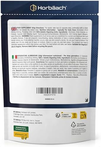 Vue 6 de Bromelaine Forte Mg Fip