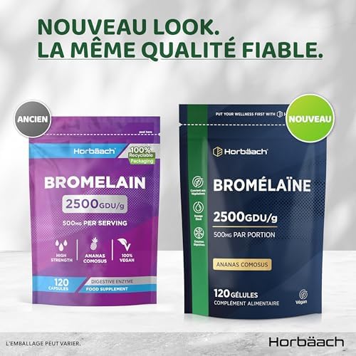 Vue 7 de Bromelaine Forte Mg Fip