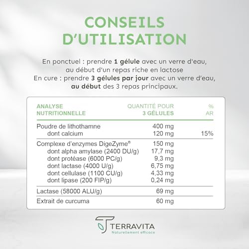 Vue 6 de Enzymes Digestives Lactase Complexe