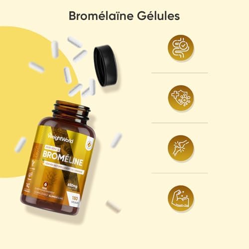Vue 7 de Bromelaine Gelules Mg Udgg