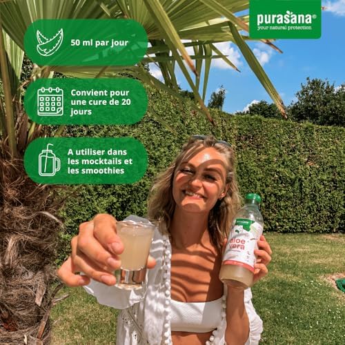 Vue 4 de Purasana Gel Daloe Vera